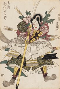 Ukiyo-e print - Ichikawa Danjuro IV, c1780-1825 tekijältä Utagawa Toyokuni I