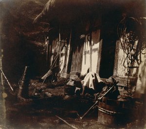 [Farmyard Scene], 1850-54. tekijältä V. Dijon