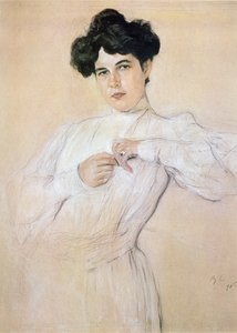 Maria Pavlovna Botkina tekijältä Valentin Aleksandrovich Serov