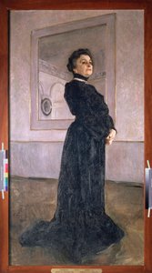 Näyttelijä Maria Yermolovan (1853-1928) muotokuva. Valentin Aleksandrovich Serovin (1865-1911) maalaus öljy kankaalle tekijältä Valentin Aleksandrovich Serov