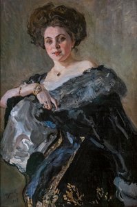 Evdokia Sergeevna Morozovan muotokuva tekijältä Valentin Aleksandrovich Serov