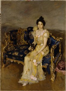 Sofia Botkinan muotokuva, 1899 tekijältä Valentin Aleksandrovich Serov