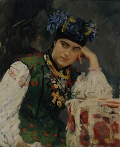 Sofia Dragomirovin muotokuva, 1889 tekijältä Valentin Aleksandrovich Serov