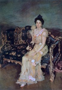 Sofia Mihailovna Botkinan muotokuva, 1899. tekijältä Valentin Aleksandrovich Serov