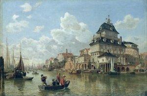 Venevaja Hampurin satamassa, 1850