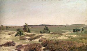 The Heath lähellä Wilsediä, 1887 (öljy paperille aluksella)