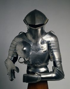 Komposiitti Stechzeug, panssari "German Joustille", n. 1480-1540 (teräs, rauta, messinki ja nahka) tekijältä Valentin Siebenburger
