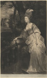 Georgiana (Spencer), Devonshiren herttuatar tekijältä Valentine Green after Sir Joshua Reynolds