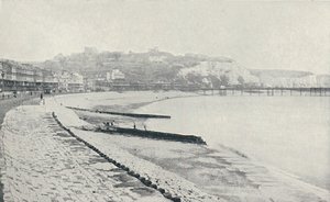 Chalk Cliffs, Near Dover, 1910 tekijältä Valentine and Sons Ltd