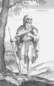 Brittidruidi Stonehengestä, kirjoittanut William Stukeley, 1723 tekijältä Van Der Gucht