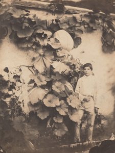 Poika kurpitsaköynnöksellä, 1854. tekijältä Varin Frères