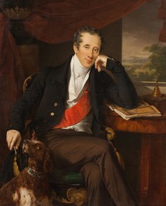 Muotokuva kreivi Nikita Petrovitš Paninista 1770-1837, 1830-luku. tekijältä Vasili Andreevich Tropinin