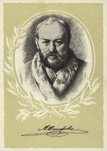 Aleksanteri Ostrovski, venäläinen näytelmäkirjailija tekijältä Vasili Grigorevich Perov