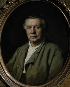 Taidemaalari P. S. Stepanovin muotokuva, 1870 tekijältä Vasili Grigorevich Perov