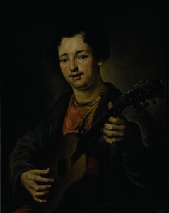 Kitaristi, 1850-luku tekijältä Vasili Grigorevich Perov