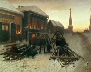 Viimeinen taverna kaupungin portilla tekijältä Vasili Grigorevich Perov