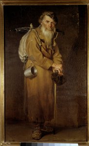 Vagabond. Vasily (Vasily) Perovin (1833-1882) maalaus