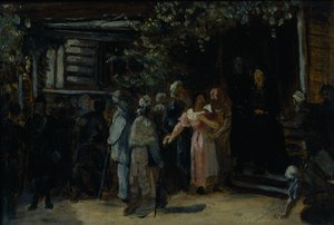 Vierailu Erakon luona, 1870-luku tekijältä Vasili Grigorevich Perov