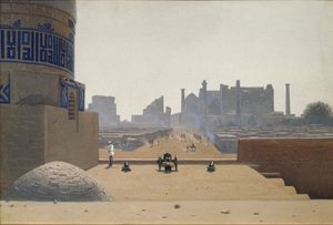Pääkatu Samarkandissa aikaisin aamulla, 1869-1870 tekijältä Vasili Vasilievich Vereshchagin