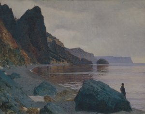 Lähellä St. Georgen luostaria. Krim tekijältä Vasili Vasilievich Vereshchagin