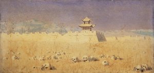 Ruins in Chuguchak, Xinjiang, 1869 tekijältä Vasili Vasilievich Vereshchagin