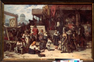 Suurprinssin tuomio - Vasilli Ivanovitš Surikovin maalaus (Vasily Surikov tai Vassili Surikow) (1848-1916), öljy kankaalle tekijältä Vasilij Ivanovic Surikov