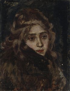 Prinsessa Maria Aleksandrovna Menshikova. Menshikovin studio Berezovissa, 1882 tekijältä Vasilij Ivanovic Surikov