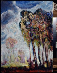 ""Paisatge amb arbres"" Pintura de Vasily Ivanovich Denisov (1862-1921) 1914 Regional M. Vrubel Art Museum, Omskfinnish tekijältä Vasily Ivanovich Denisov