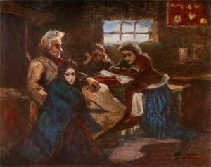 Menshikov Berezovossa ja studioissa, 1881, 1965.