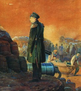Amiraali Pavel Nakhimov linnakkeella, 1855