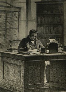 Filologin ja kustantajan Nikolai Ivanovich Grechin muotokuva 1787-1867.