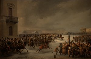 Dekabristien kapina Senaatintorilla 14. joulukuuta 1825