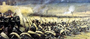 Ennen hyökkäystä. Lähellä Pleveniä, 1877-1878.