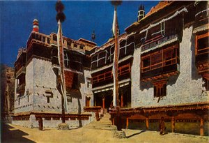 Hemisin luostari Ladakhissa, 1875, 1965.