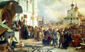 Kolminaisuuden piiritys Sergius Lavra Sergiev Posadissa, 1891.