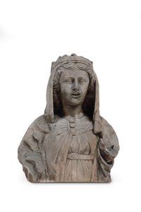 Naispyhimyksen veistetty marmoririntakuva (marmori) tekijältä Venetian School