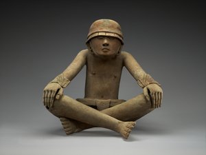 Pallopelaaja, 600-900 jKr (keraaminen)