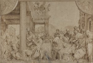 Kristus Simonin talossa, 1600-luvun loppu - 1700-luvun alku tekijältä Veronese