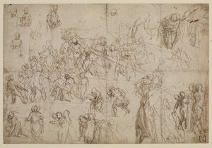 Tutkimuksia ristiä kantavasta Kristuksesta, 1571 noin tekijältä Veronese