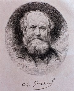 Charles Gounodin muotokuva (piirustus