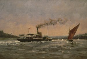 Past on the Medway (mukana kunnostettu siipialus, Kingswear Castle)
