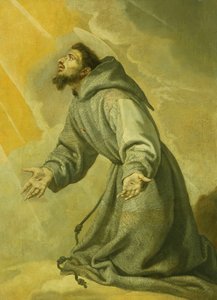 Pyhä Franciscus vastaanottamassa stigmat,
