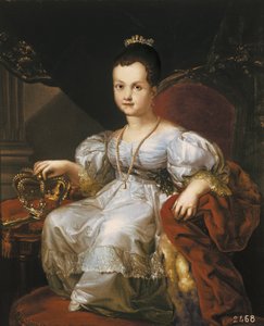 Muotokuva Isabella II:sta lapsena (öljy kankaalle) tekijältä Vicente Lopez y Portana