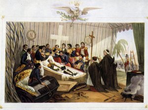 Napoleonin arkun avaaminen St. Helenan saarella 16. lokakuuta