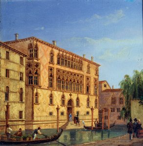 Palazzo Giovanelli, 1800-luku tekijältä Victor Adam