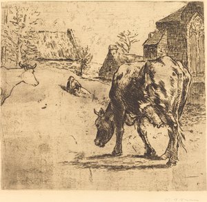Lehmä (La Vache) tekijältä Victor Alfred Paul Vignon
