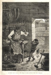 Biographie populaire illustrée de Gambetta - Kalvo rikkoutui ja osui nuorta katsojaa silmään tekijältä Victor Armand Poirson