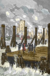 Siege de la Rochelle (1627-1628): "" Richelieun kardinaali (1585-1642) La Rochellen padolla, kaupungin piirityksen aikana, Place d
