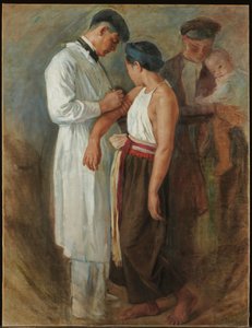 La Vaccination, n. 1923 (öljy kankaalle)