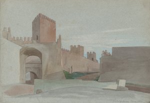 Porta San Lorenzo, Rooma tekijältä Victor François Eloi Biennourry